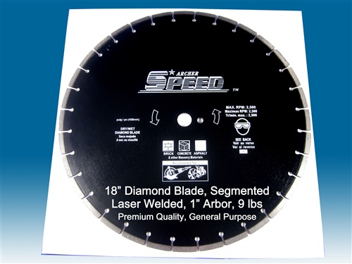 Diamond Blades for cutting & sawing reinforced concrete, cured concrete, green concrete, asphalt, brick, tile, masonry, stone. dry wet cutting