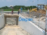 School Stadium Demolition, Non Explosives Blasting