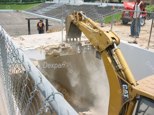 Dexpan Demolicin de Estadio en una Escuela, No Explosivos