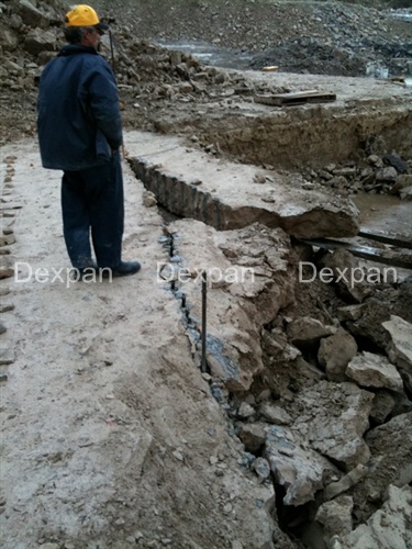 Dexpan Safe Quarrying Limestone, Mining in Limestone Quarry