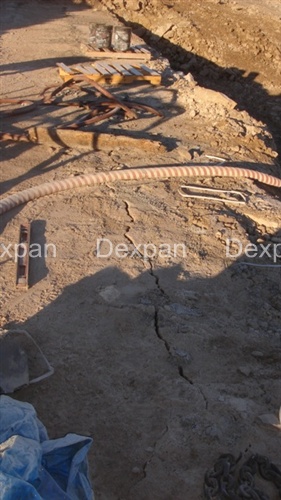 Dexpan Safe Quarrying Limestone, Mining in Limestone Quarry