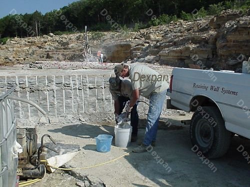 Dexpan No Diamond Wire Quarrying Limestone in Limestone Quarries