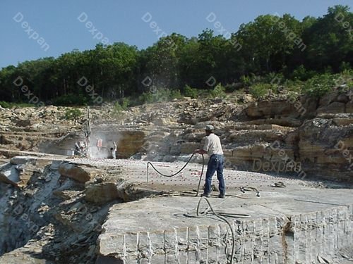 Dexpan No Diamond Wire Quarrying Limestone in Limestone Quarries
