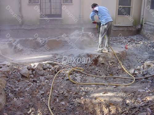 Dexpan Rock Breaking and Excavating for Residential Expansion