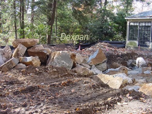 Dexpan Rock Breaking and Excavating for Residential Expansion