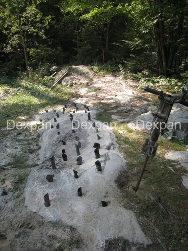 Dexpan Corte de Roca, Demolicion de roca, Excavacion de Roca en lake Kabetogama