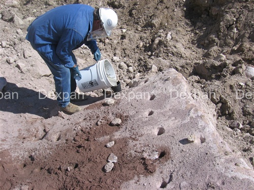 Dexpan Corte de Roca, Demolicion de roca, Excavacion de Roca engineer