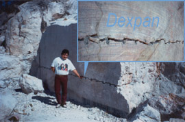 Dexpan Non Explosives Blasting Demolition Agent for concrete cutting, rock breaking, natural stone quarrying, mining. Alternative to demolition jackhammer, diamond blade concrete saw, diamond wire stone cutter, hydraulic breaker, chain saw